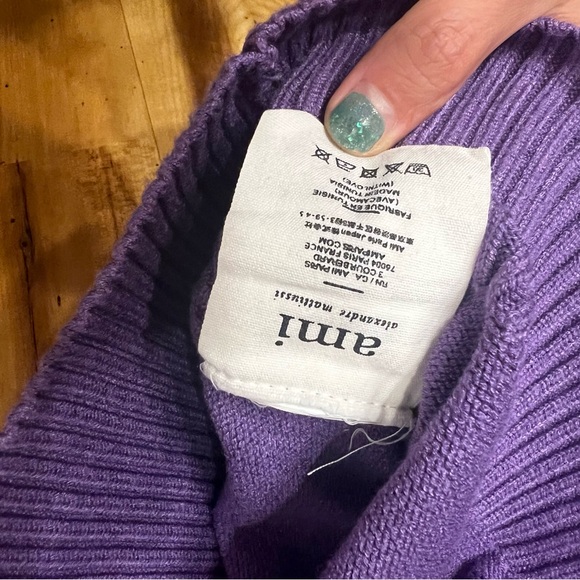 Ami purple sweater - Picture 3 of 6